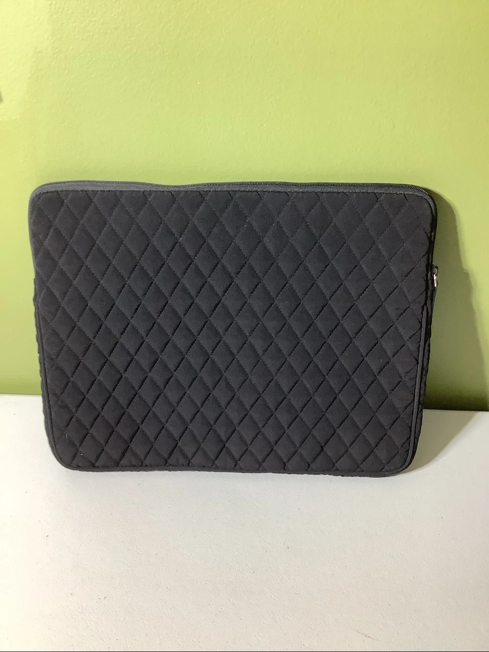 Vera Bradley black quilted laptop/tablet sleeve
